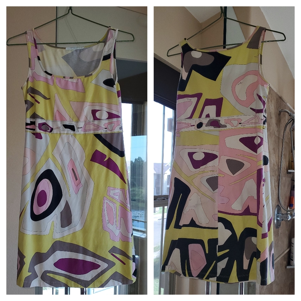 Emilio Pucci jersey knit dress small